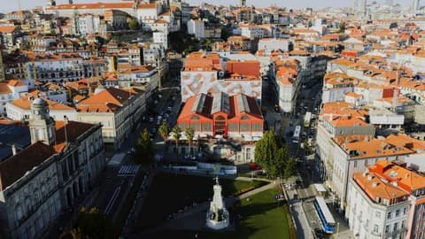 Lisbon Alfama rooftops and Tagus river