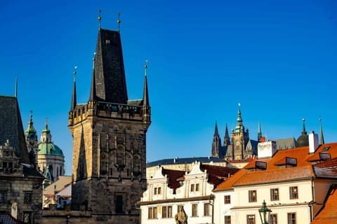 Charles Bridge Prague early morning